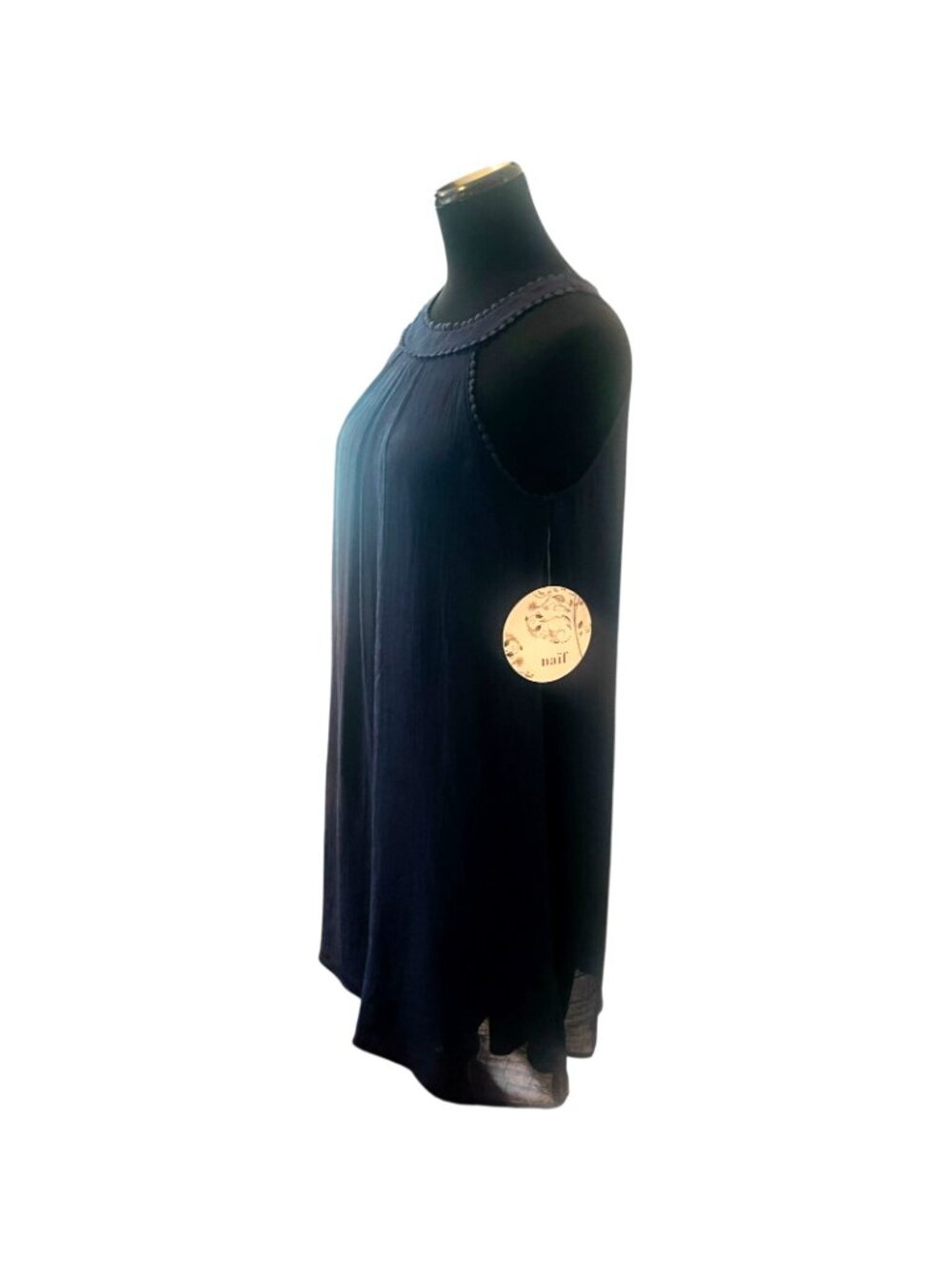 Naif Women's Short Dark Blue Dress - Size Small - NEW with Tags - Picture 3 of 5